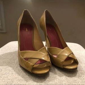 Kate Spade Nude Billie Peep Toe Pump